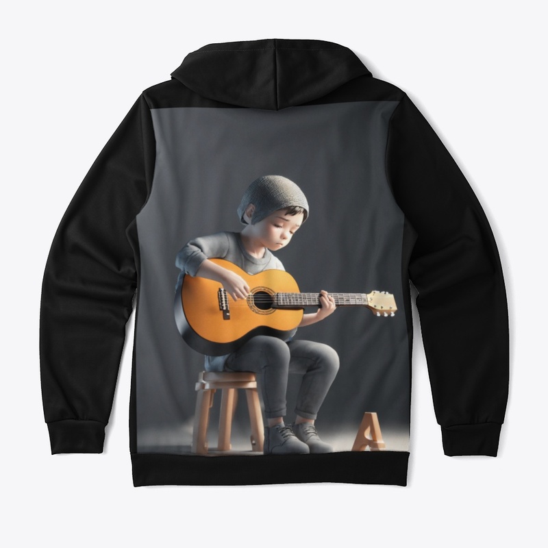 Melancholic Melodies: The Gray Guitarist