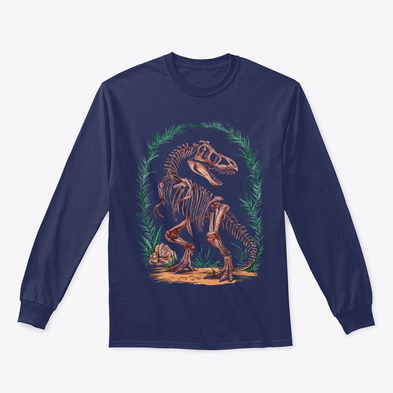 Dinosaur Skeleton – Unique Fossil Tee