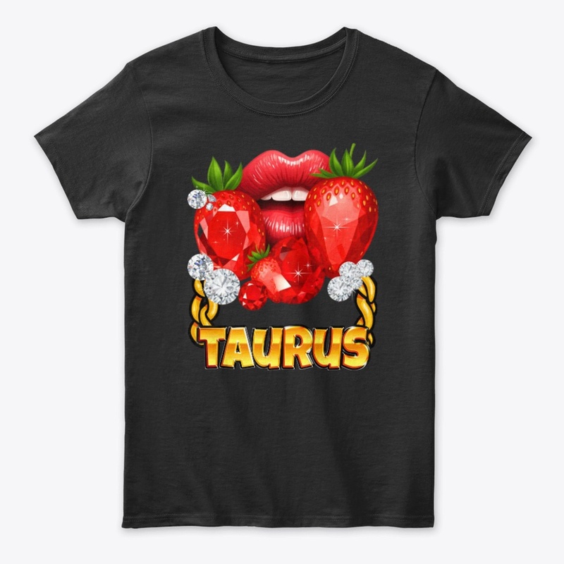 Taurus Gold Chain Lips