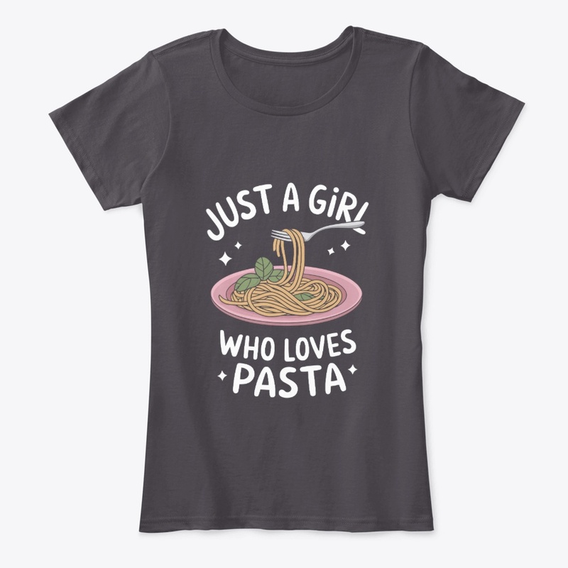 Pasta lover | dark color girls' t-shirts