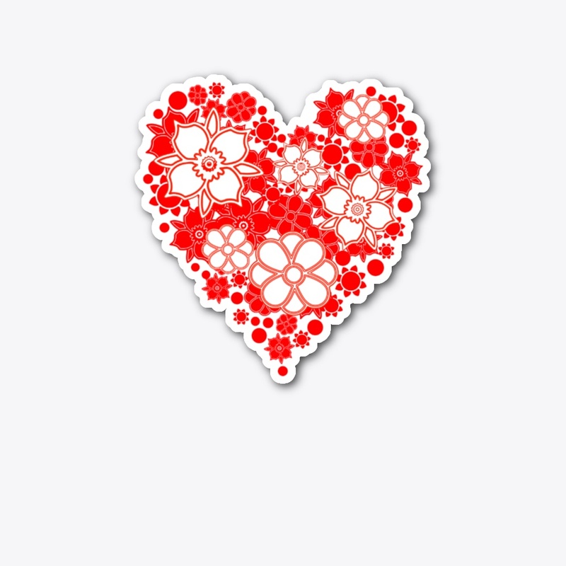Flower Filled Heart 