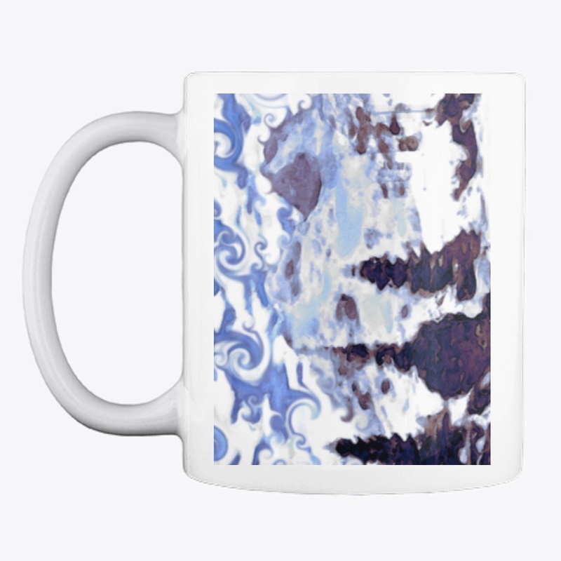 Abstract Landscape Design Winter Colors
