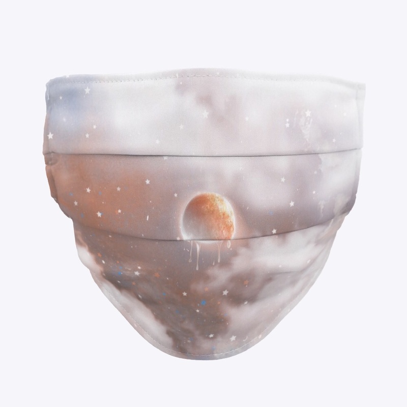 Cute moon face mask 