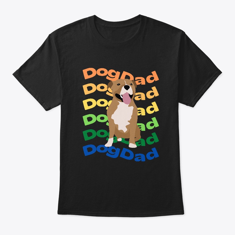 Dog Dad Wavy Design