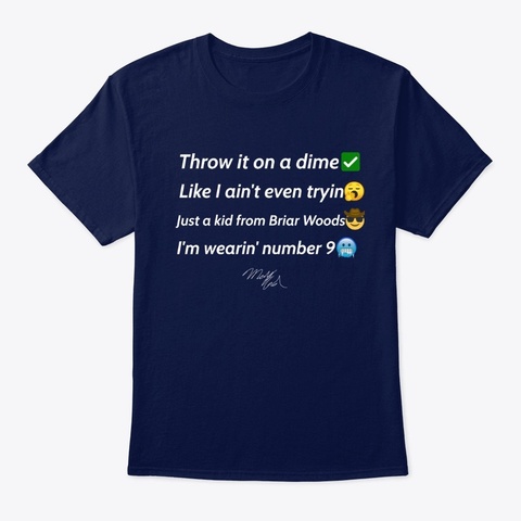 Trace Mc Sorley Lyric Tee (Navy) Navy Camiseta Front