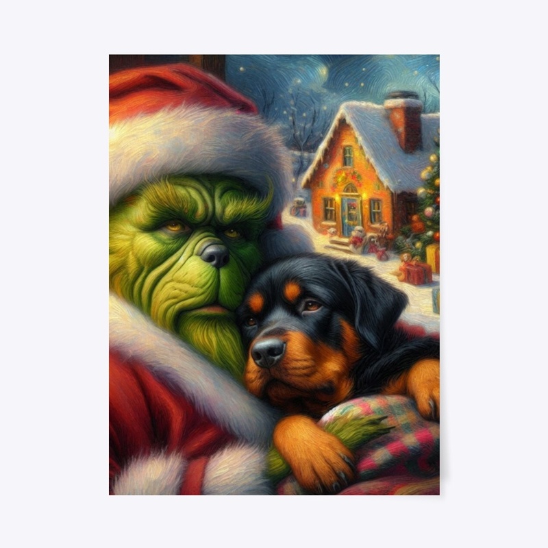 Rottweiler's Christmas Eve