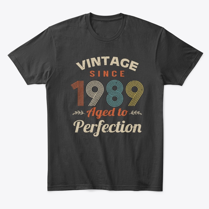 Vintage Since 1989 Birthday Gift T Shirt