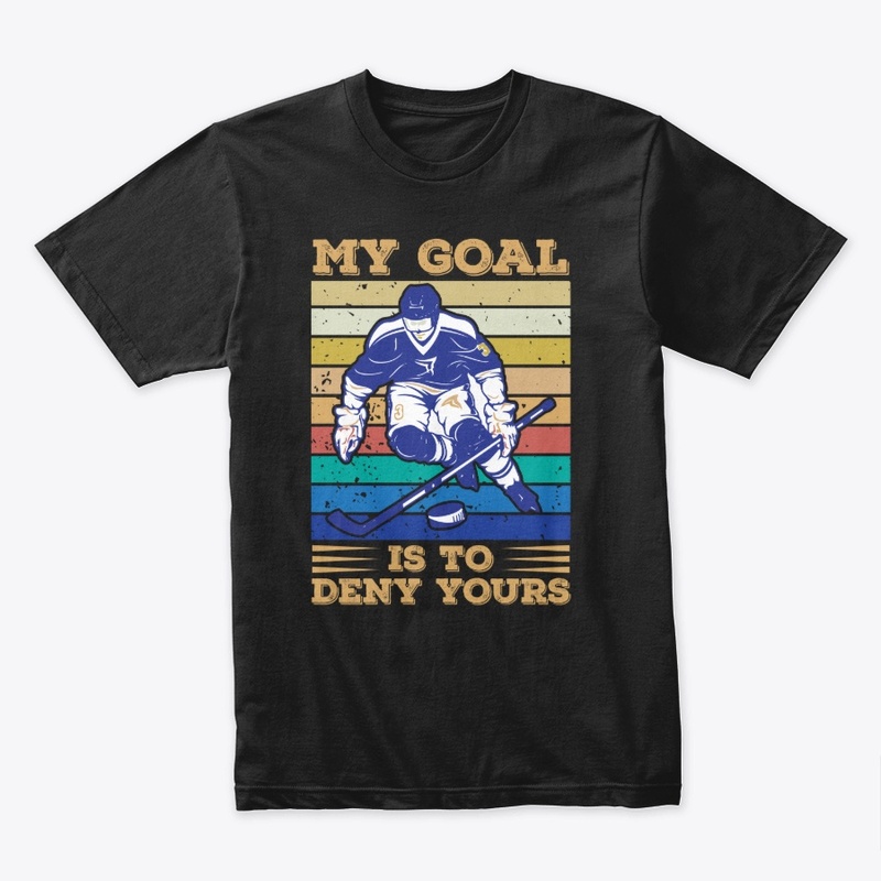 Retro Style Ice Hockey Players T shirt