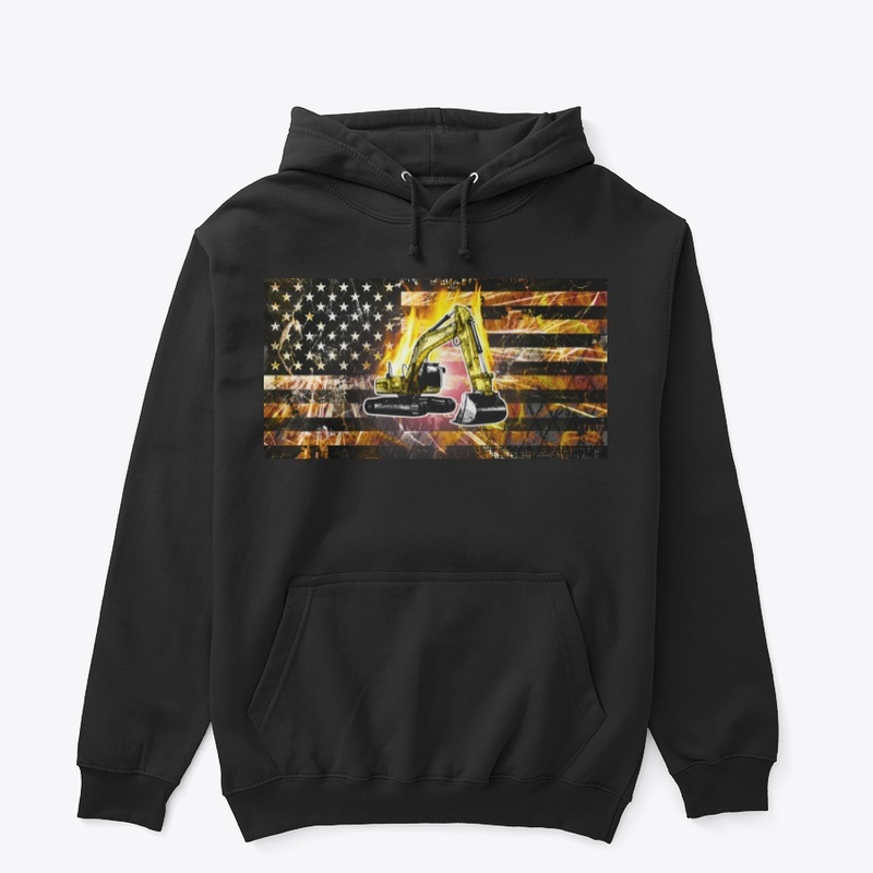Excavator Flag Sparks