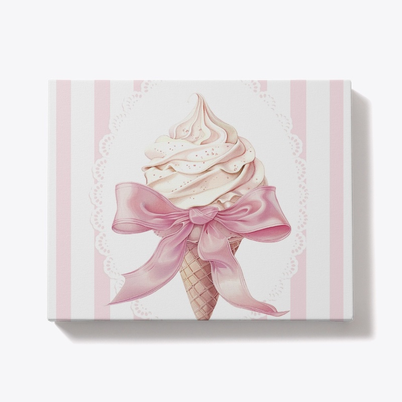 Pink Bow with Vilina Ice Cream