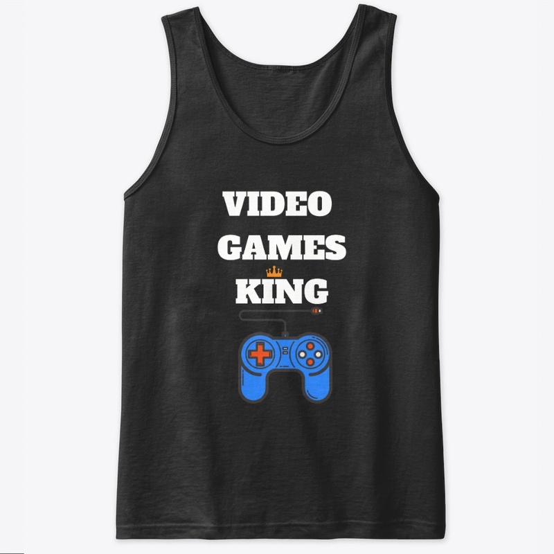 video games king tshirt