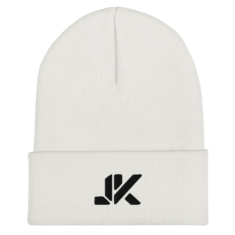 JKey Logo Beanie - White