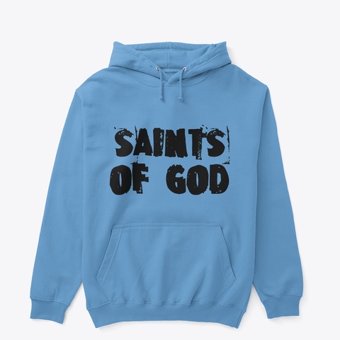 Saints Of God Carolina Blue T-Shirt Front