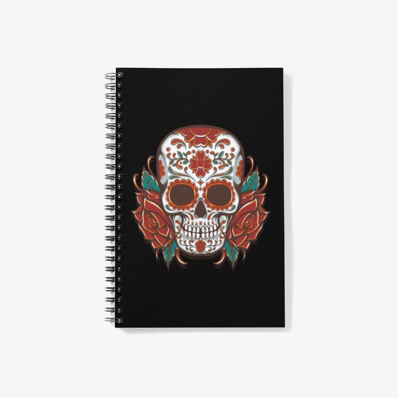 Sugar Skull Day Of The Dead Cool Bone