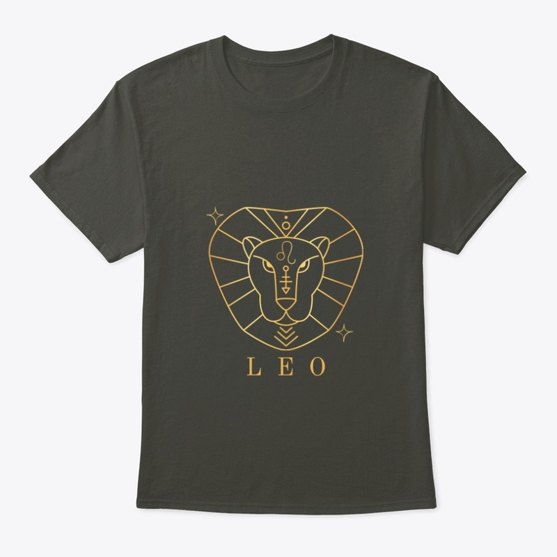 a shirt with design leo 