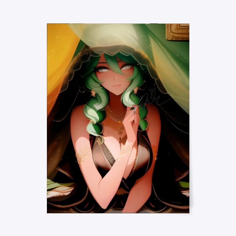 Anime Manga Themed Forest Spirit