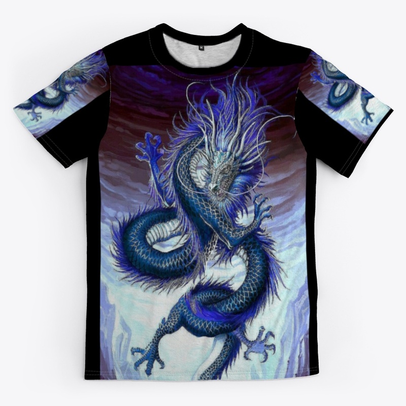 Dragon on Black T-Shirt