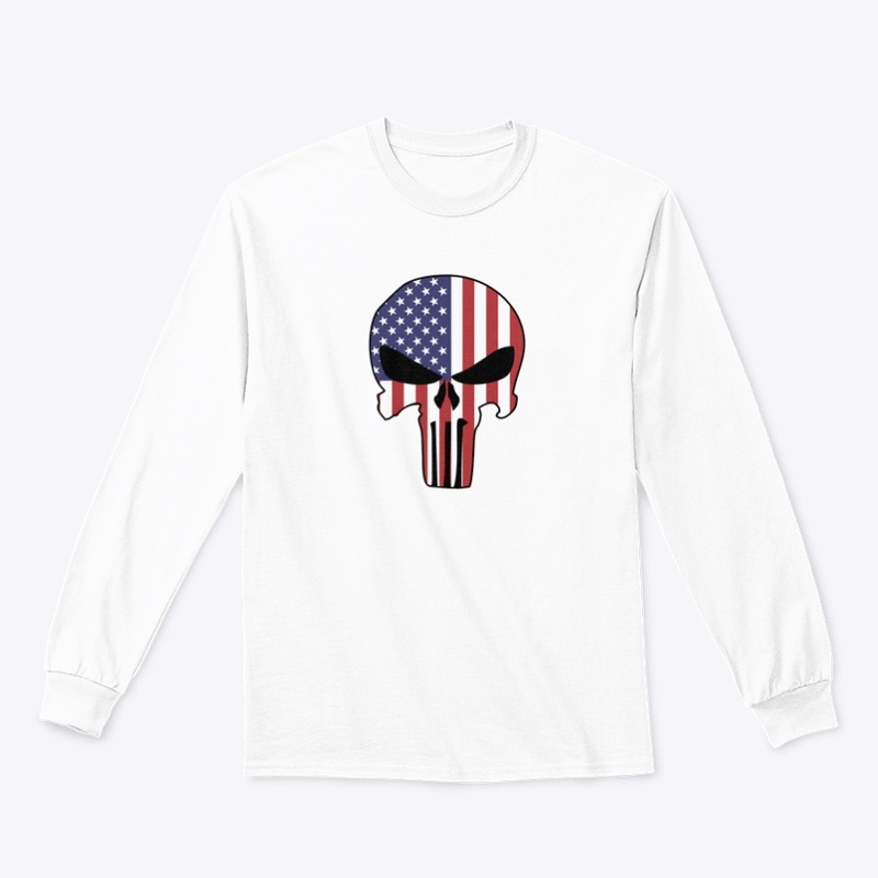 US Flag Skull Desgin