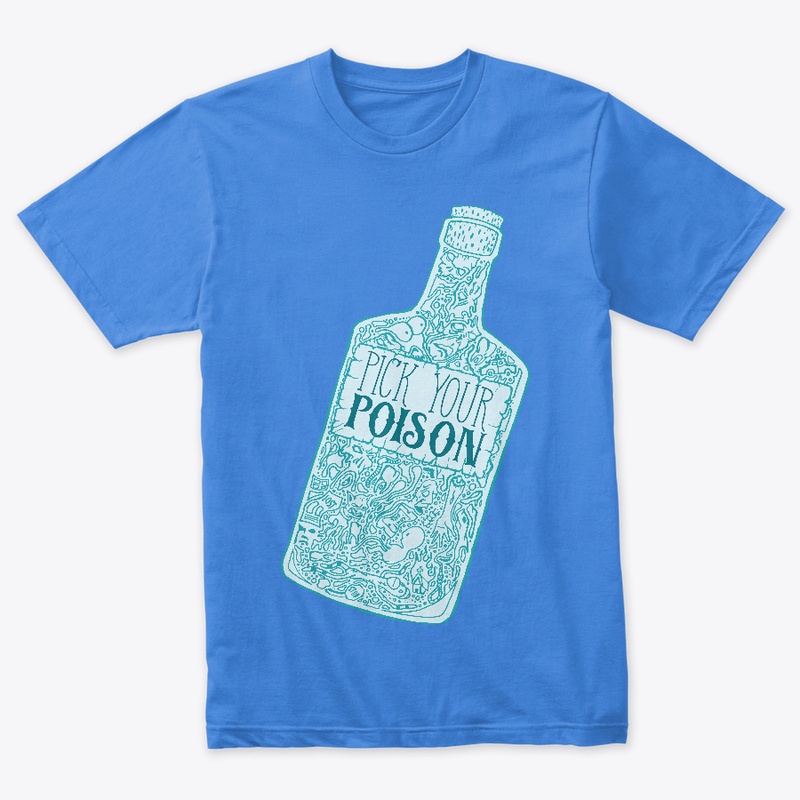 Pick Your Poison Bottle Illustration