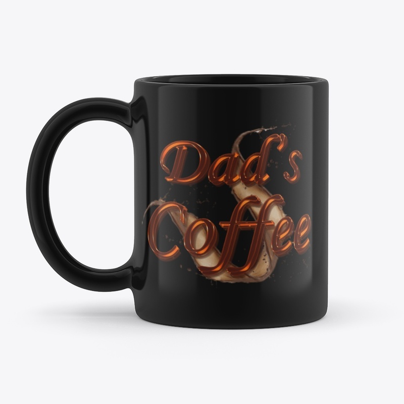 Dads Coffee Typography