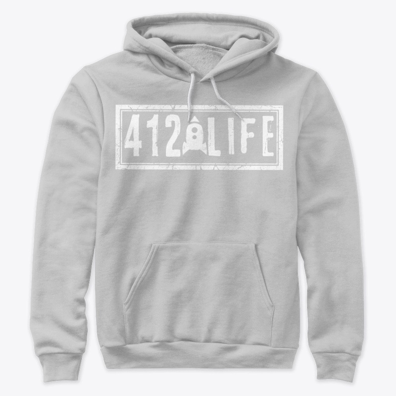 412 LIFE MERCH WHITE LOGO