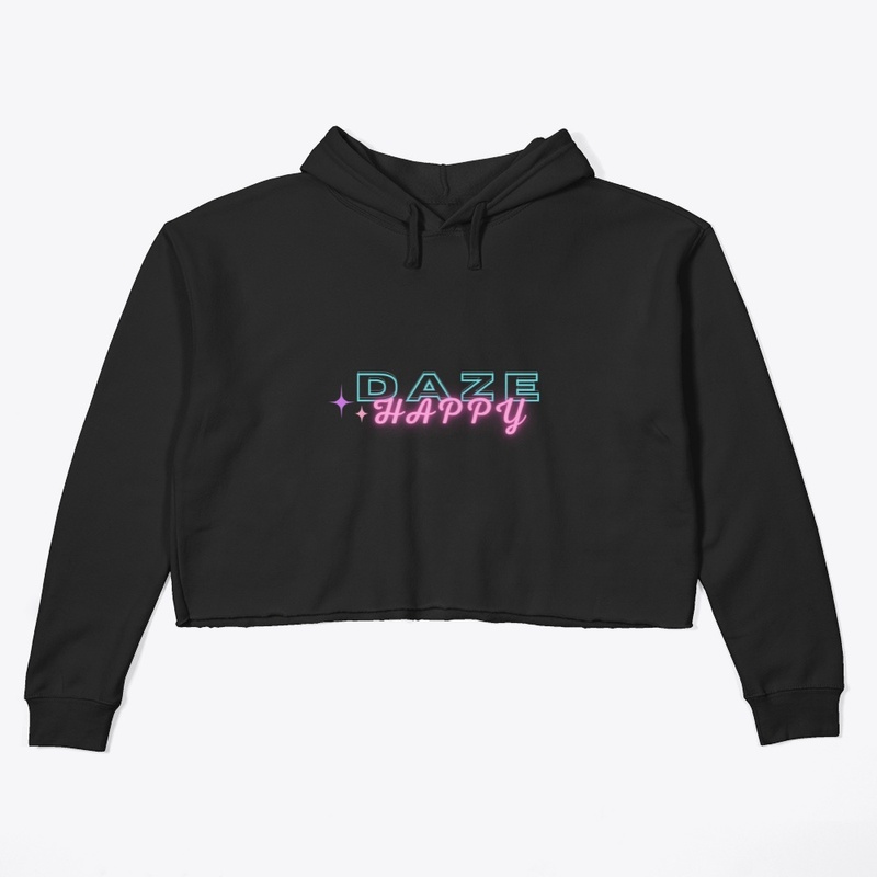 Happy Daze Cropped Hoodie