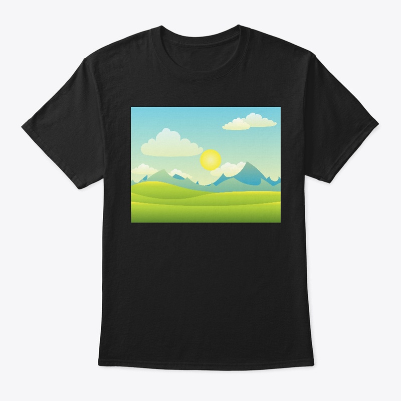 t-shirt contains a beautiful logo
