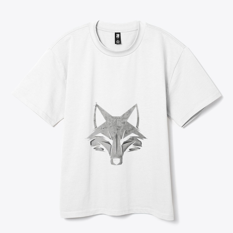 Minimalist Geometric Fox Art