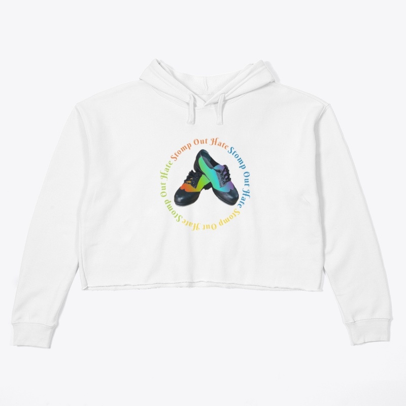 Stomp Out Hate Rainbow Tap Shoes