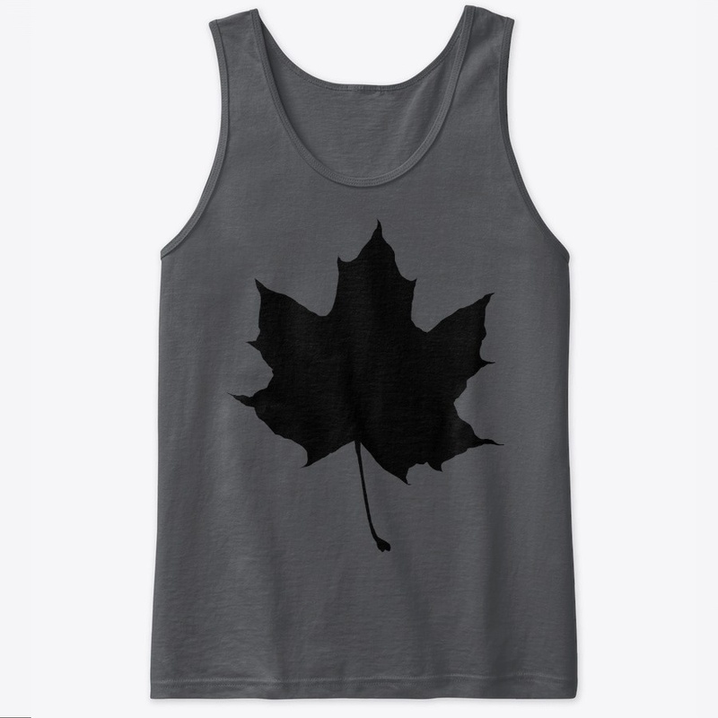 Silhouette of a maple leaf