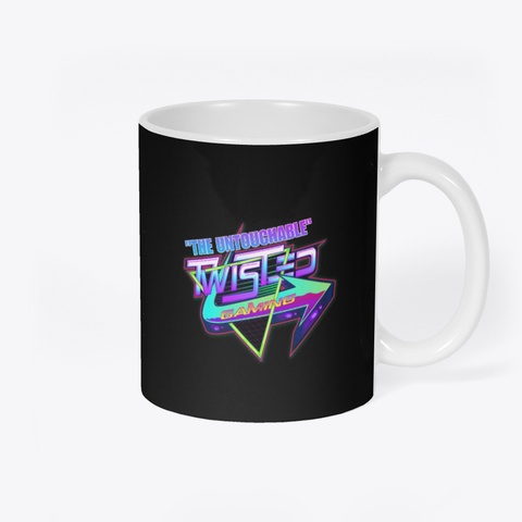 Twisted Gaming Tv Black T-Shirt Back