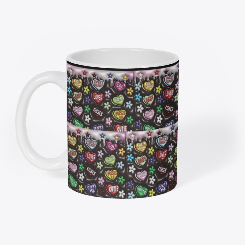 3D VALENTINES Day TUMBLER 20 oz AND MUG 