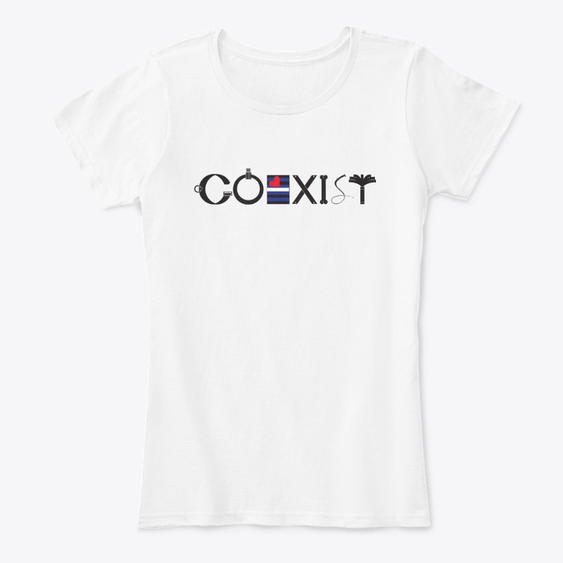 Kinky Coexist - Light Colored Shirts