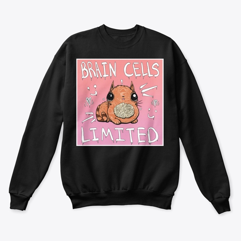 Cute Brain Cells Limited Cat