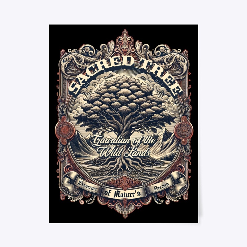 Boho Sacred Tree Mystical Ancient Merch