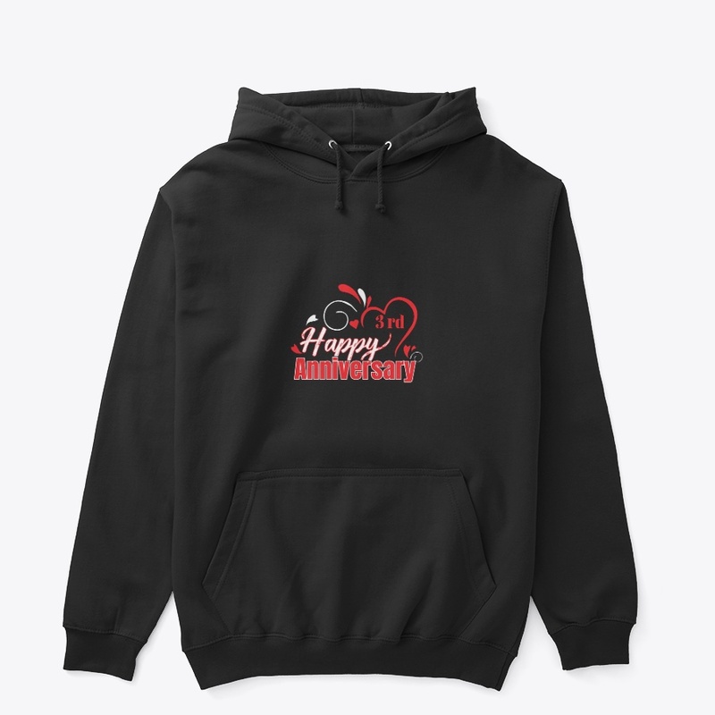 Happy 3rd anniversary celebration design