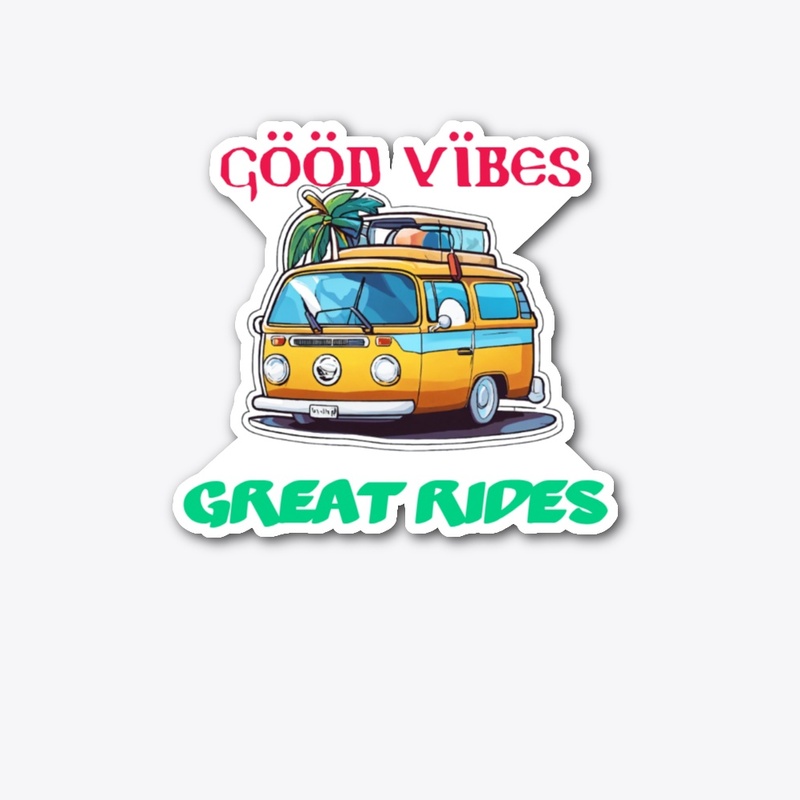 🚐 Good Vibes Great Rides Tee