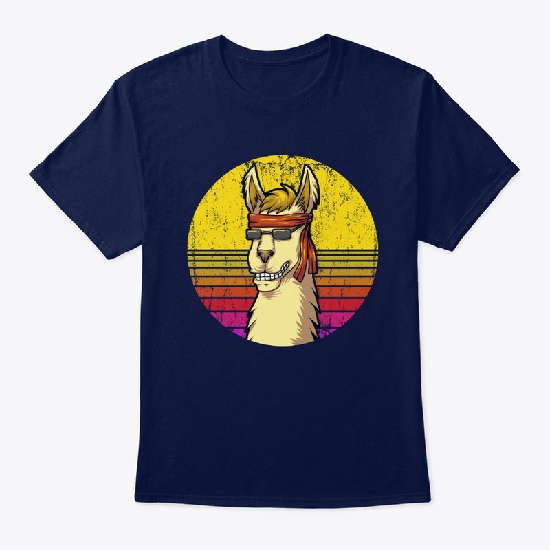 Funny Womens Llama Family Tee Shirts