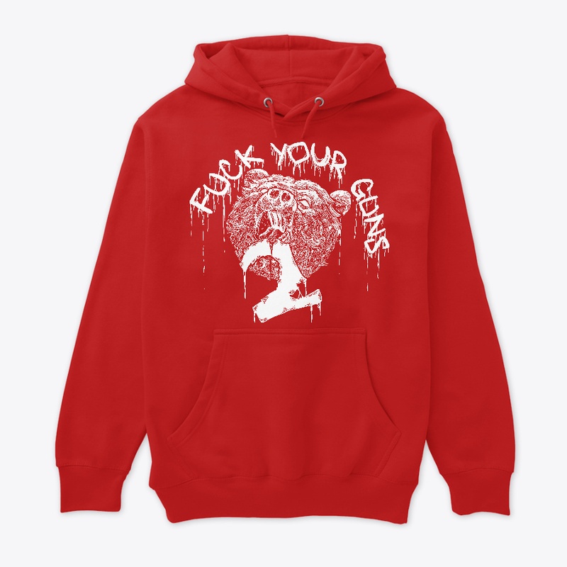 F Your Guns Punk Bear (White)