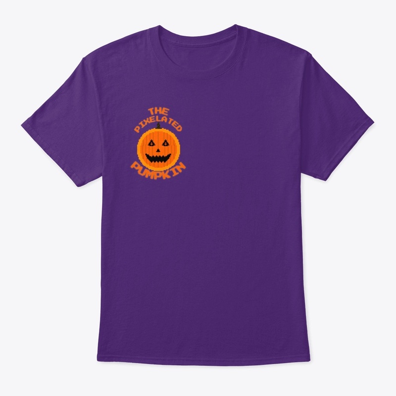 The Pixelated Pumpkin Slogan and Logo
