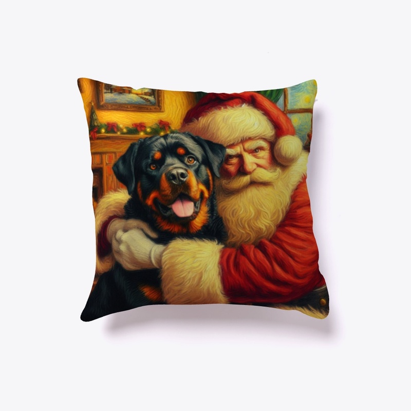 Rottweiler & Santa