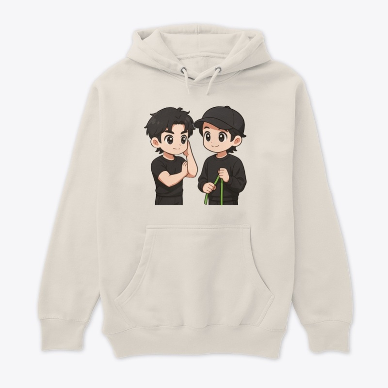 BJYX Chibi Duo | Cute Black Outfit Art