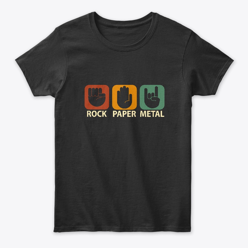 Rock Paper Metal Heavy Metal Humor