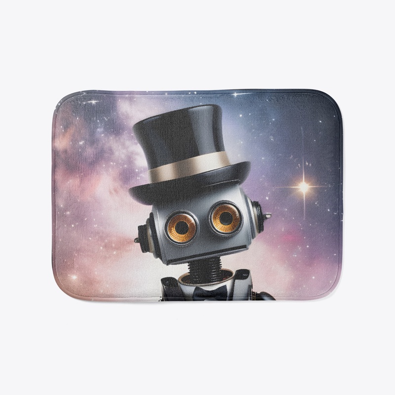 A robot with a top hat