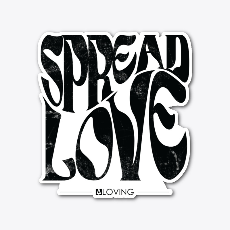 Spread Love Die Cut Sticker