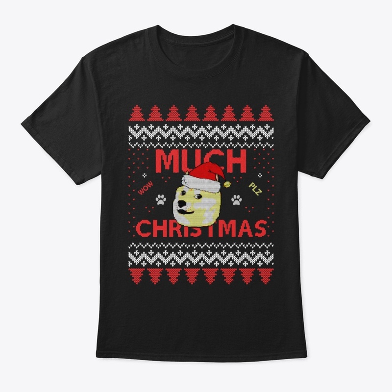 Much Christmas - Doge Meme Slim Fit 