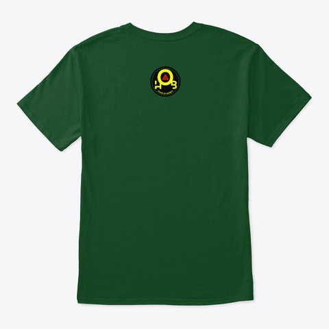 Happy Juneteenth Deep Forest T-Shirt Back