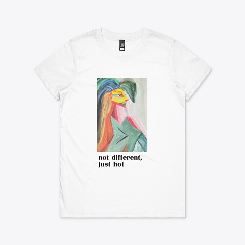 Canvas Girl White T-Shirt Front