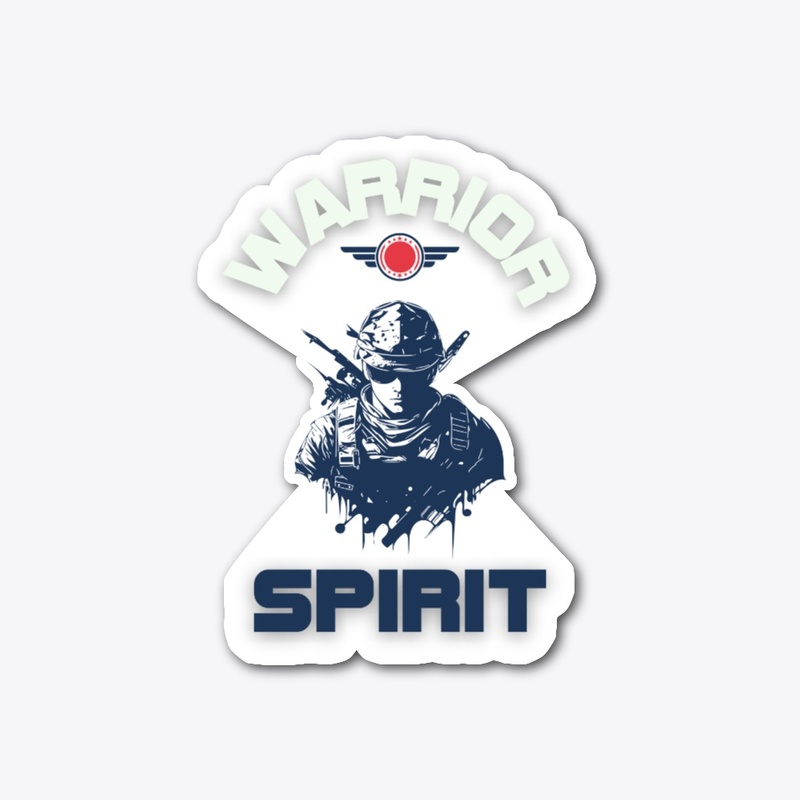 WARRIOR SPIRIT - Bold Patriotic Tee