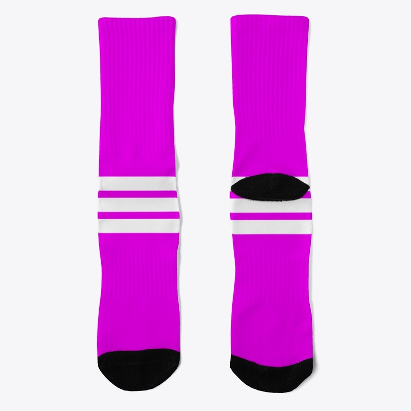 White Stripes On Pink